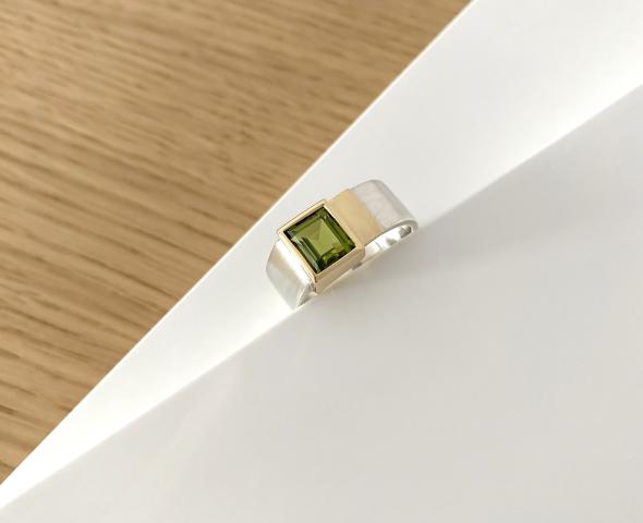 Ring "Green", Silber, Gold, 2.500€