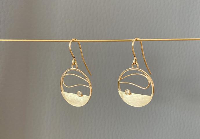 Ohrschmuck Am Meer Gold